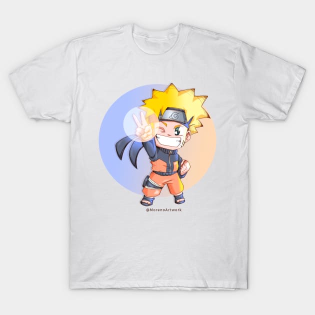 Anime Ninja Boy T-Shirt by MorenoArtwork